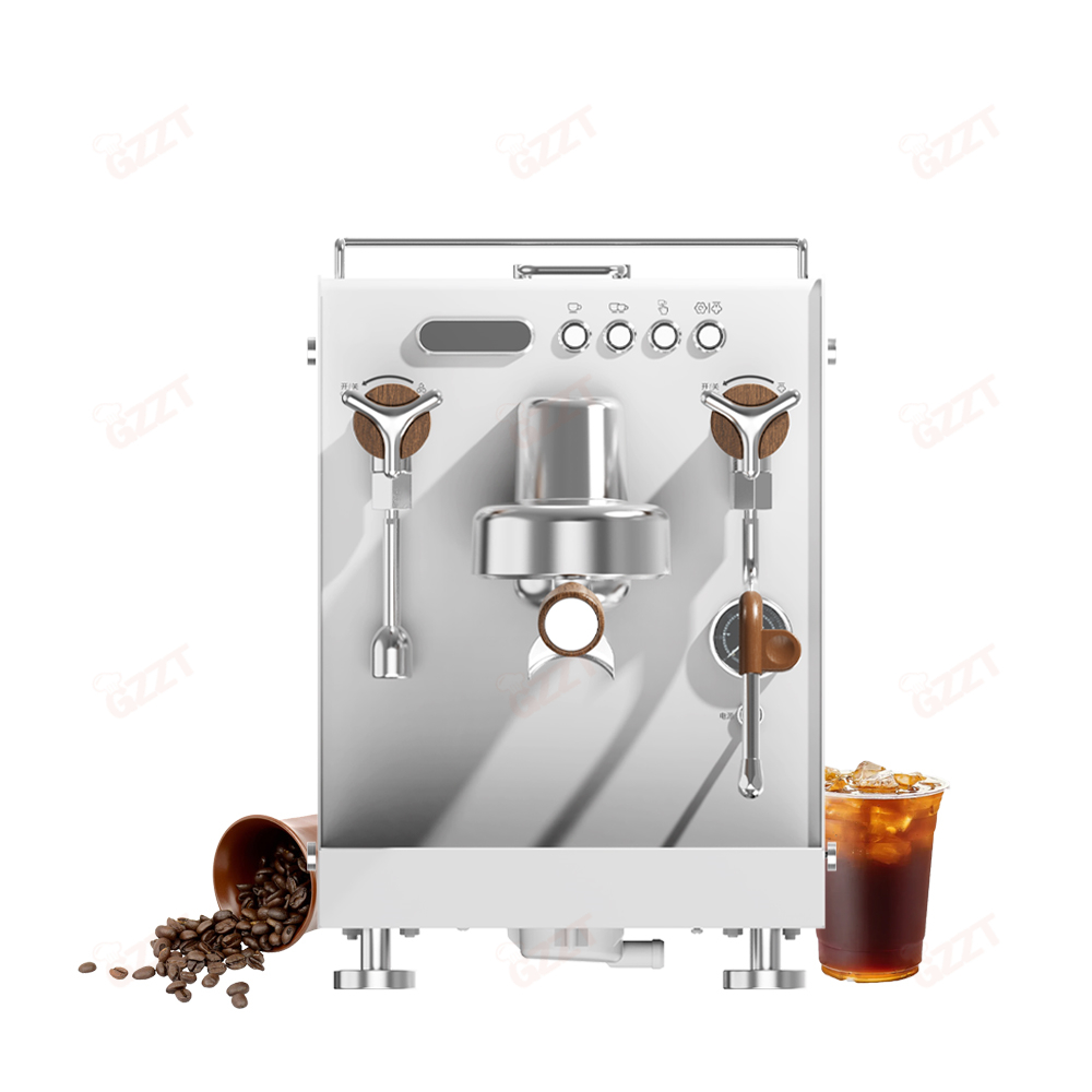 Espresso Machine Semi Auto - Intelligente PID-Temperaturregelung, elektrische kommerzielle halbautomatische Kaffeemaschine,