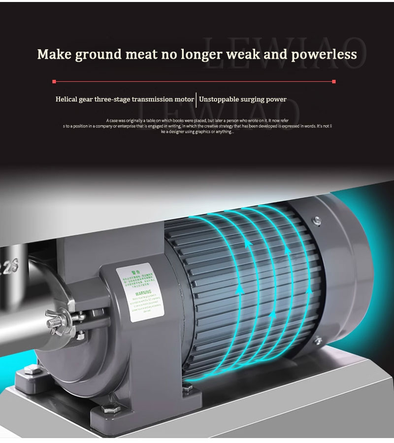 Meat Grinder Attachment - Elektrische Fleischwolfmaschine 340 kg/h 1600 W
