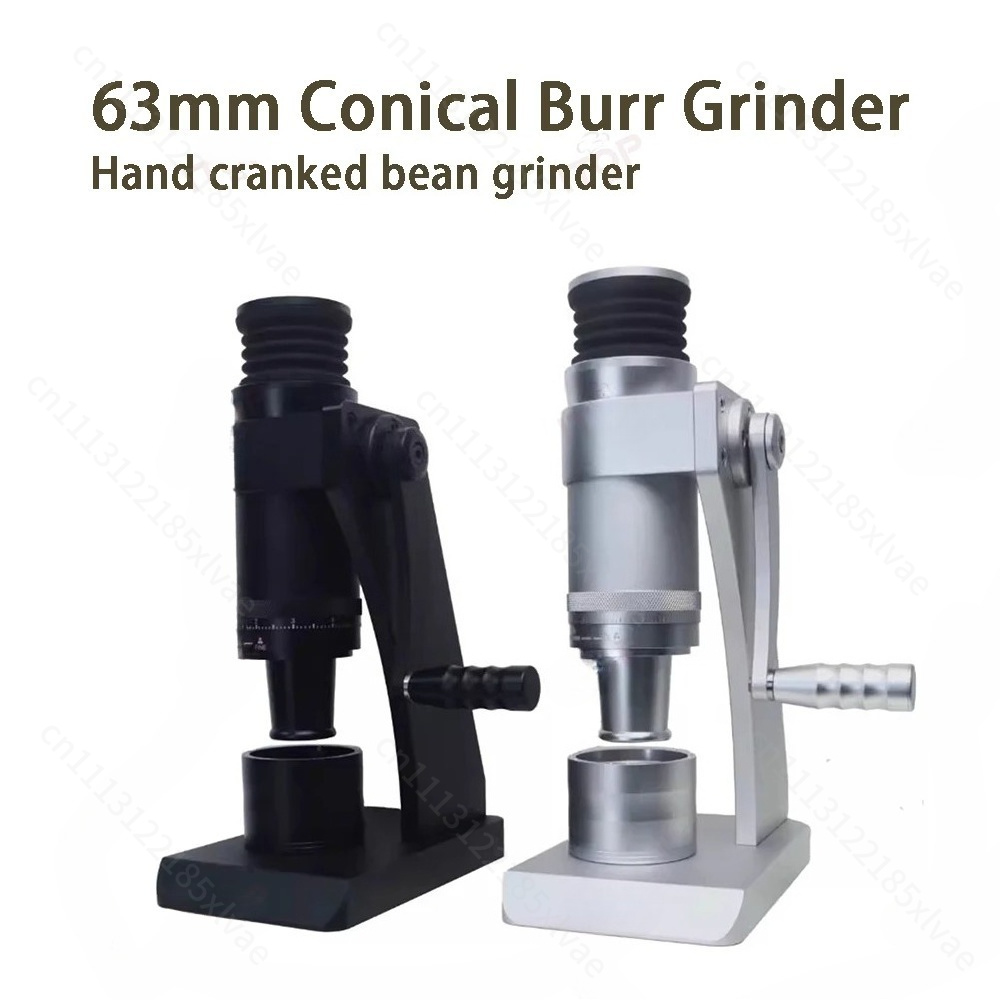 Coffee Grinder Burr - Handbetriebene 63-mm-Kaffeemühle mit konischem Mahlwerk für