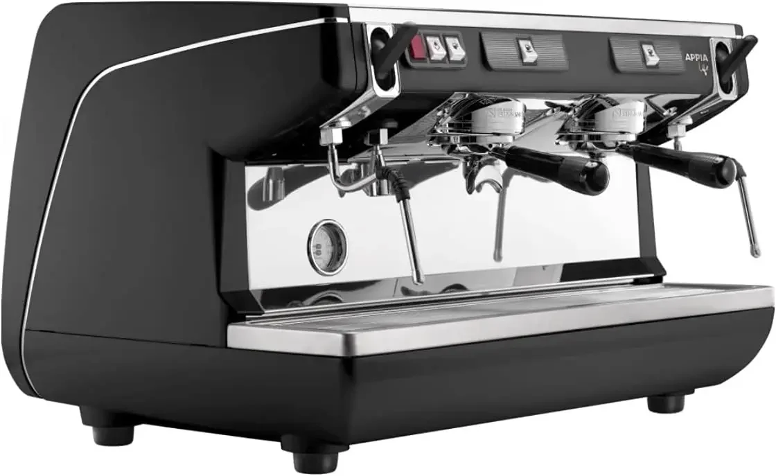 Espresso Machine Semi Auto - Nuova Simonelli Appia Halbautomatische 2-Gruppen-Espressomaschine Professioneller