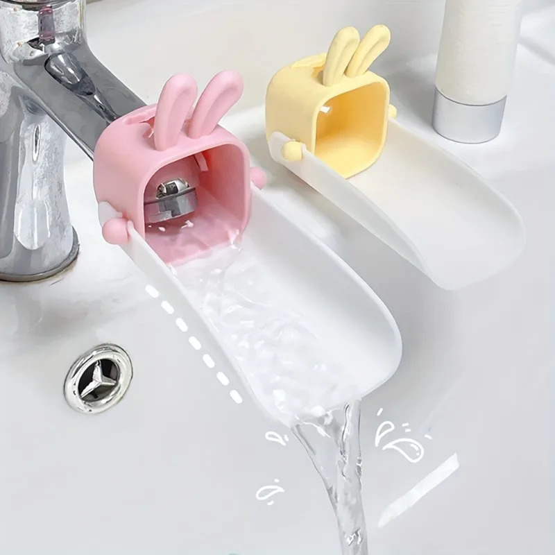 Kitchen Appliances Bundle - Bad- und Küchenarmatur-Verlängerung: Cartoon-Kaninchen-Stil, spritzwassergeschützt und