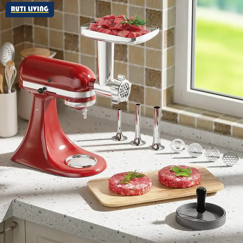 Meat Grinder Attachment - Metall-Food-Mixer-Aufsätze für alle KitchenAid Chef- und