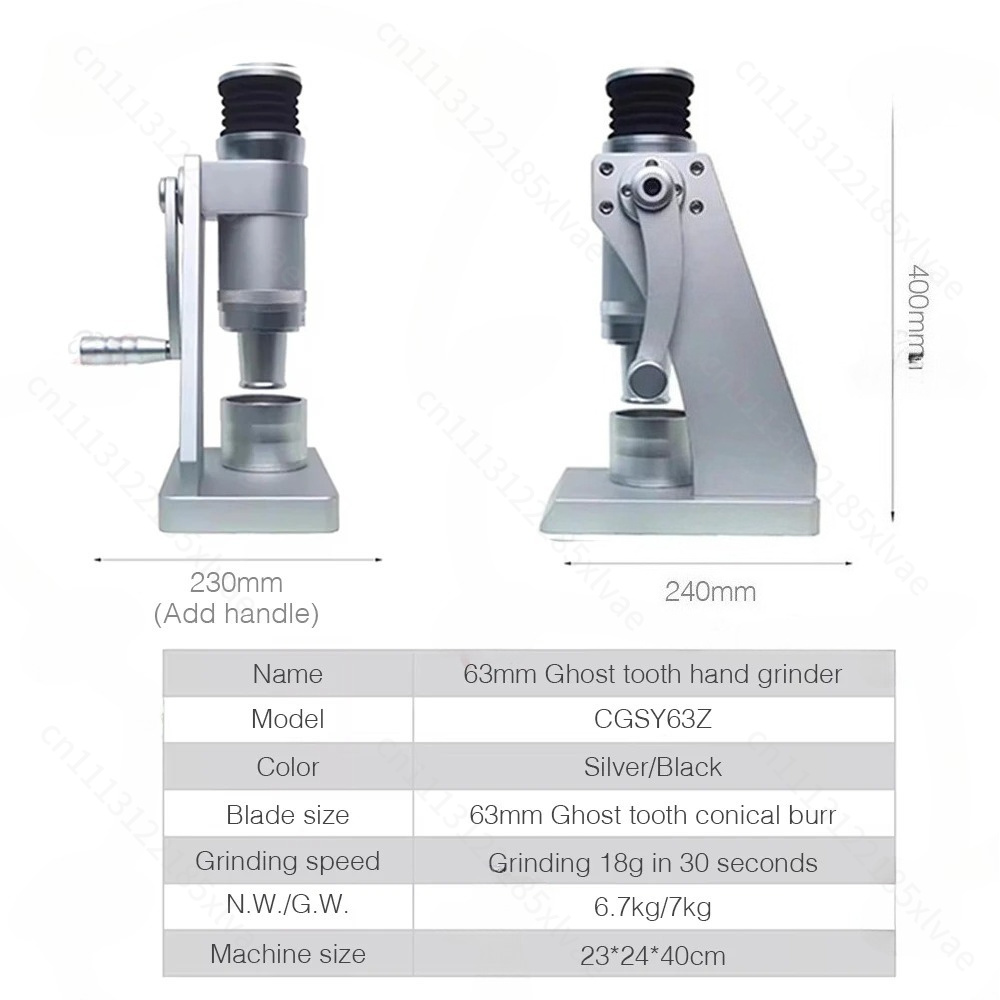 Handbetriebene 63-mm-Kaffeemüh – Coffee Grinder Burr Bewertung und Preis