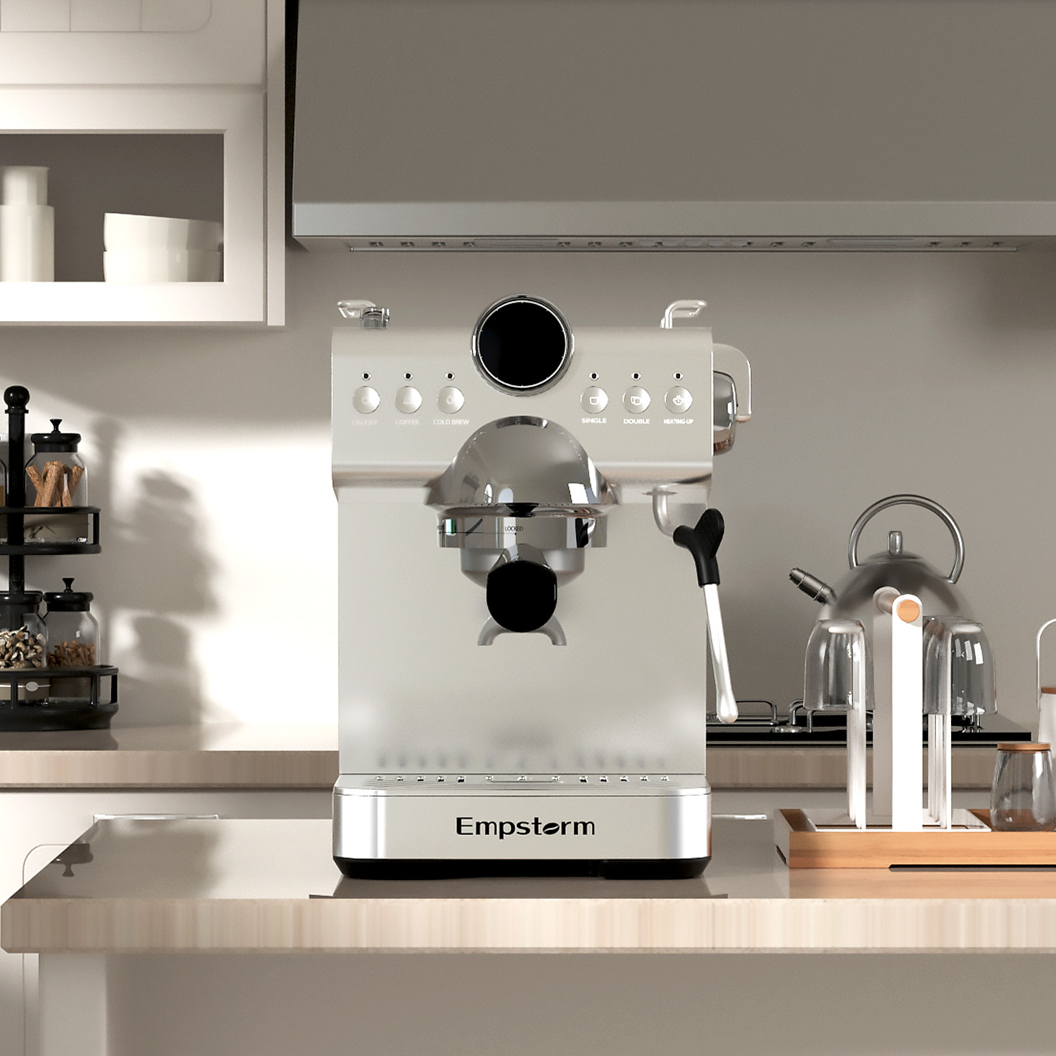 Empstorm CB1 Elektrische, mode – Espresso Machine Semi Auto Bewertung und Preis