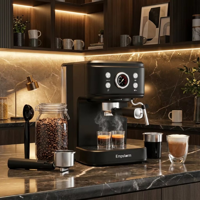 Halbautomatische Espresso-Kaff – Espresso Machine Semi Auto Bewertung und Preis
